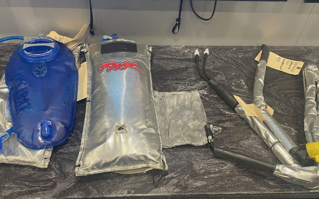NASCAR Officials Show Off Photo Of Illegal Hydration Packs From The Daytona 500