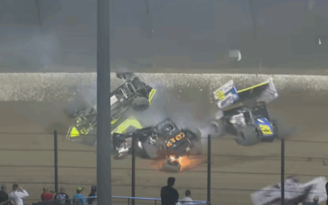 Injury Update: Aaron Reutzel Suffered Fractured Right Foot After Wicked Crash At Eldora On Friday Night