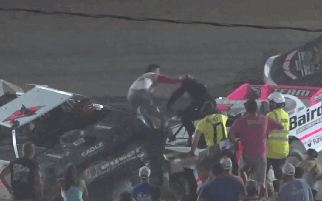 Cory Hedgecock Shares Update After WWE-Style Fight Following Hunt The Front Super Dirt Series Race At Senoia Raceway