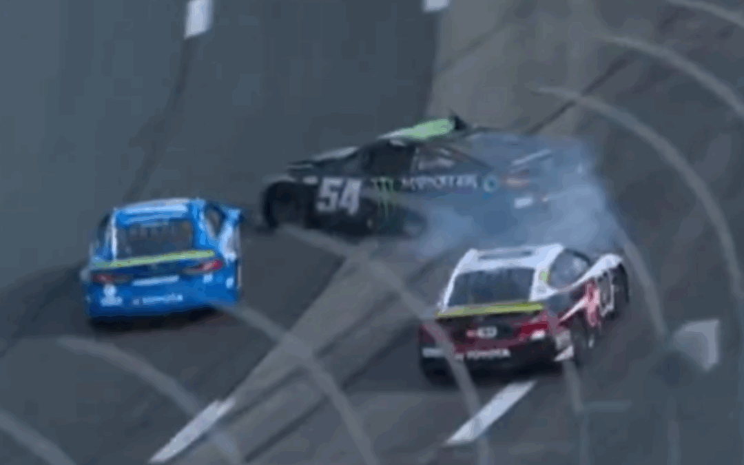 Denny Hamlin Explains Spinning Out Ty Gibbs At Loudon