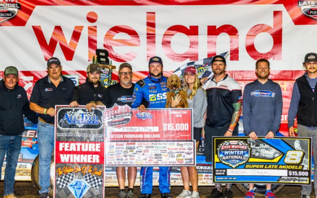 Hudson O’Neal Powers To Victory At All-Tech Raceway Finale During The Lucas Oil Late Model Dirt Series Wieland Winter Nationals
