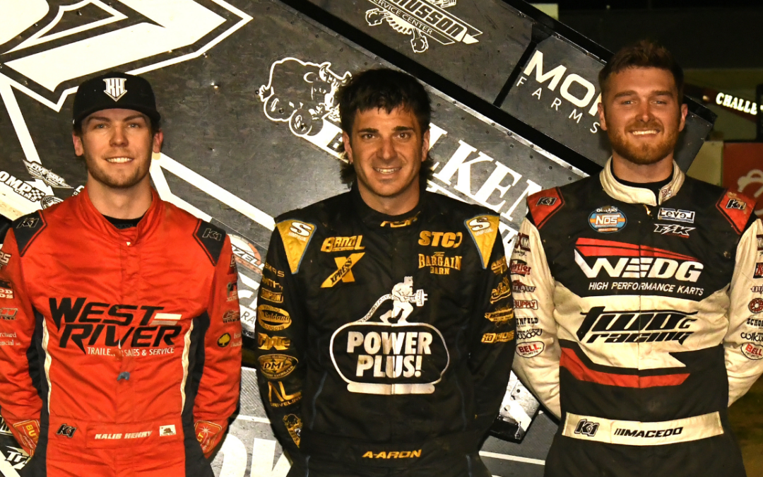 Aaron Reutzel Battles Rain, Claims $20,000 NAPA Auto Parts Feature At Fremont Speedway