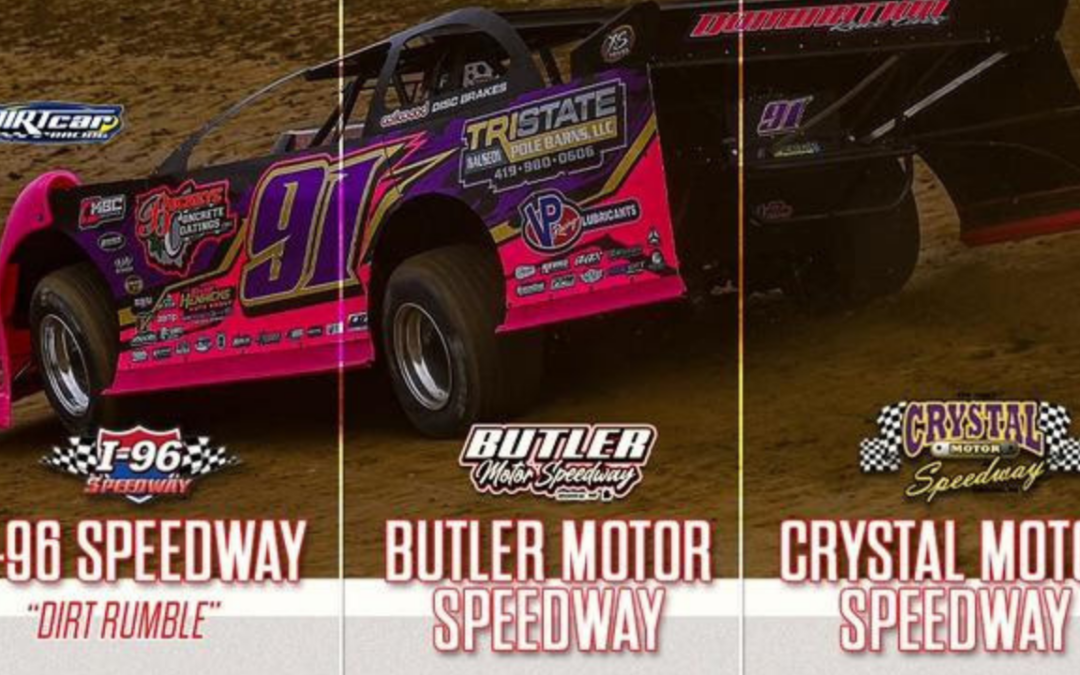 Michigan Triple Shot At I-96, Butler & Crystal Awaits Valvoline American Late Model Iron-Man Series May 22-24