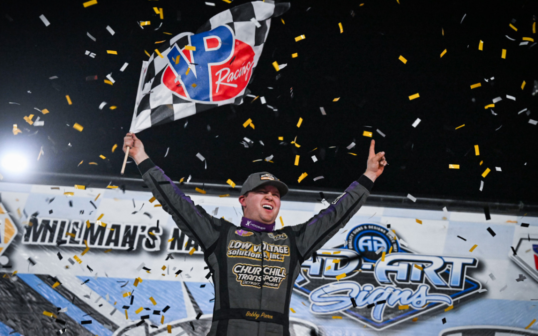 Bobby Pierce Wins 50th World Of Outlaws Race At Georgetown in Visit Delaware 51