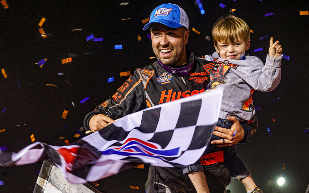 OUTLAWS ON TOP: David Gravel Grabs The Morgan Cup With Dominant Williams Grove Win