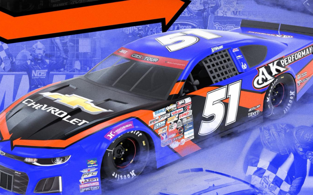 Donovan Strauss Unveils Kyle Busch Tribute Scheme For CARS Tour Race At Langley Speedway