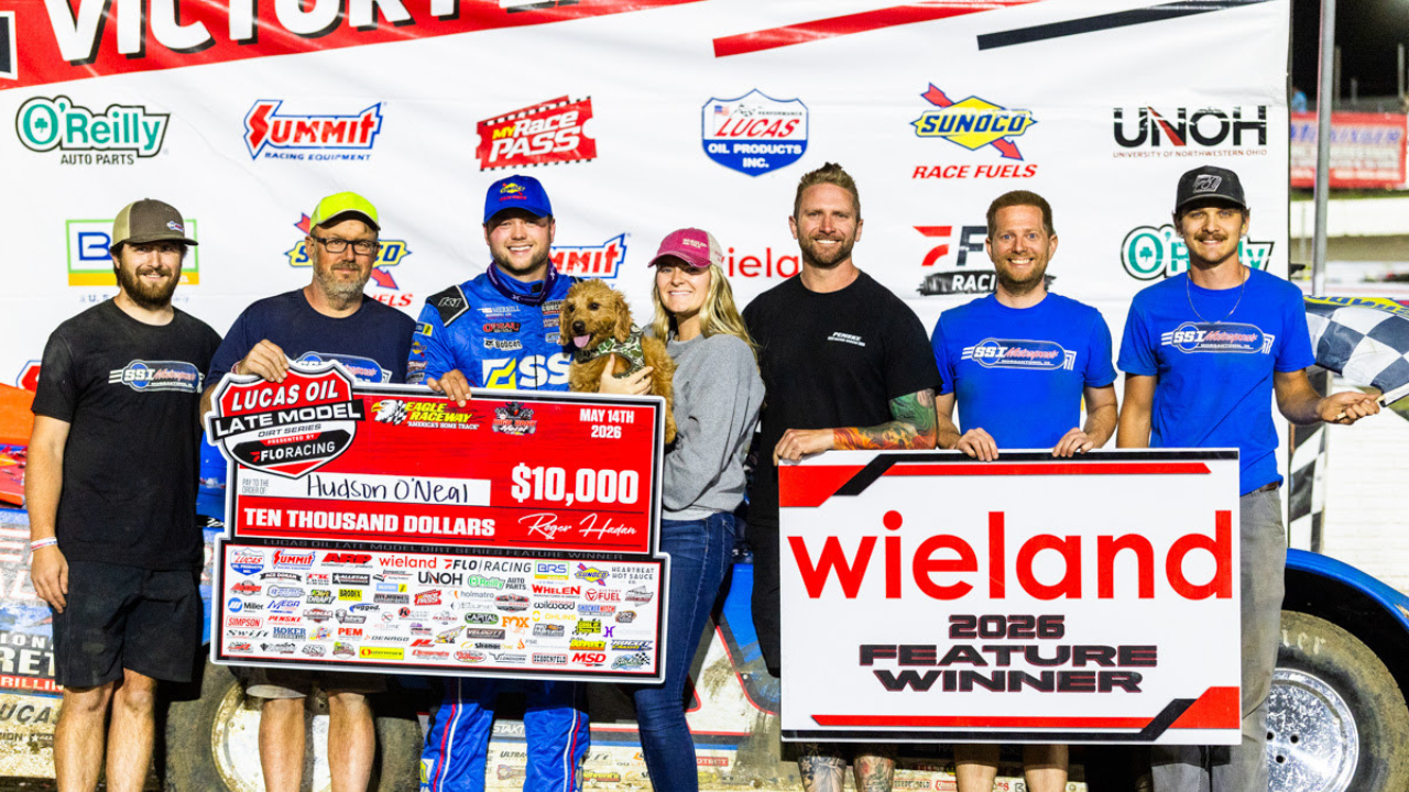 Hudson O’Neal Captures High Bank Heist Opener At Eagle Raceway