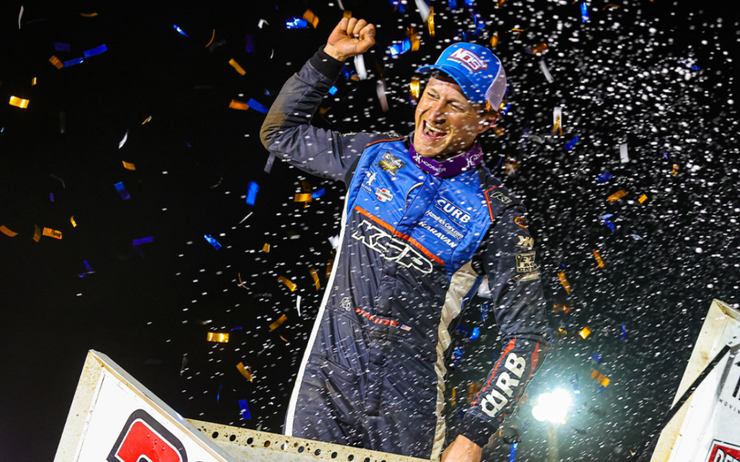 KASEY KAHNE FRIDAY: Kahne Tops Williams Grove Duel With Haudenschild For First World of Outlaws Win