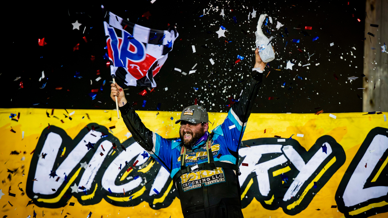 Ryan Gustin Earns First World of Outlaws Win Of 2026 In Dairyland Showdown Finale