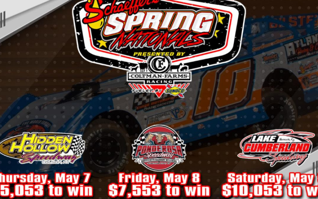 Kentucky Tripleheader Next For Schaeffer’s Oil Spring Nationals Series From May 7-9