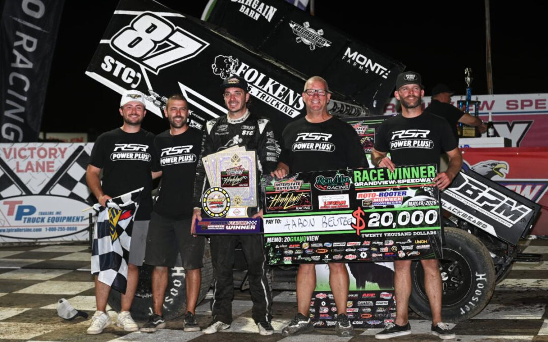 RED-HOT: Aaron Reutzel Remains On Fire With Third-Straight High Limit Win, Cashes $20,000 At Grandview Speedway