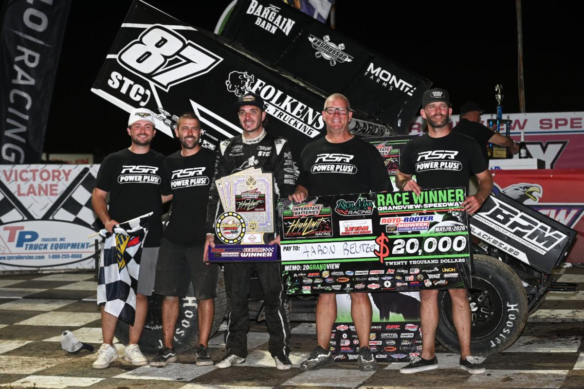 RED-HOT: Aaron Reutzel Remains On Fire With Third-Straight High Limit Win, Cashes $20,000 At Grandview Speedway