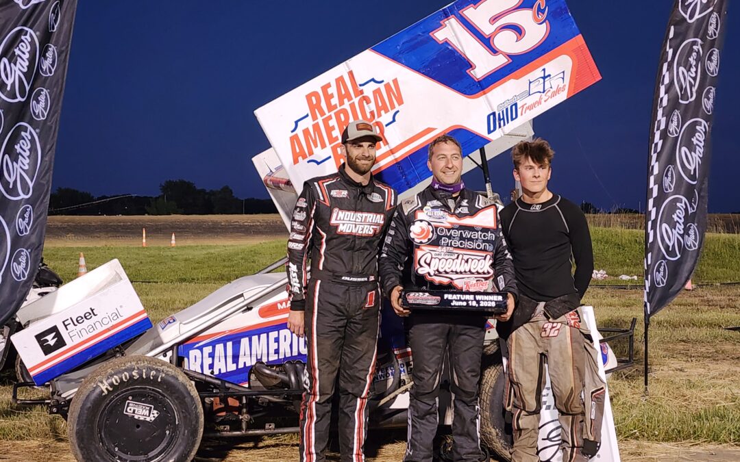 Chris Andrews Gets Last Lap, Last Corner Pass For All Star Ohio Speedweek Win