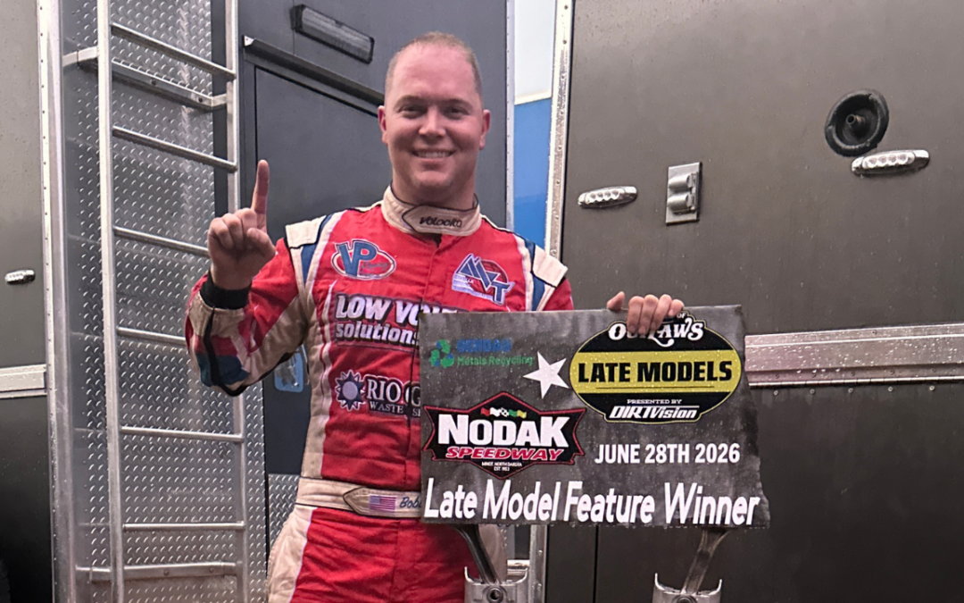 Bobby Pierce Wins Rain-Shortened Nodak Feature For Fifth-Straight Victory