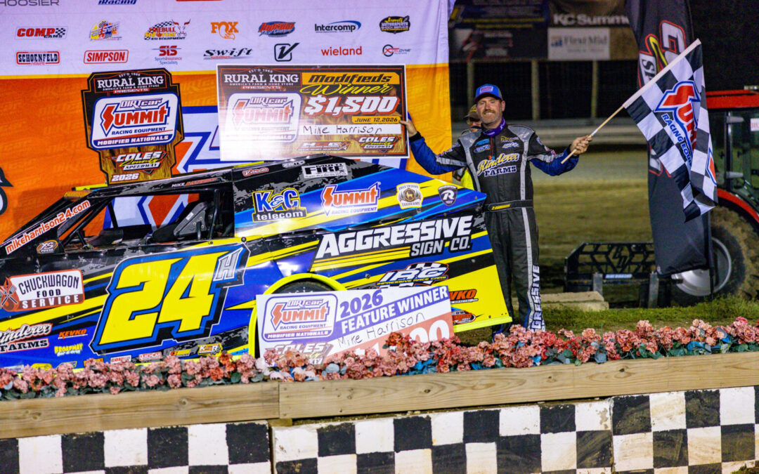 Mike Harrison Wins 63rd Career Summit Modified Nationals Event In Coles County Debut