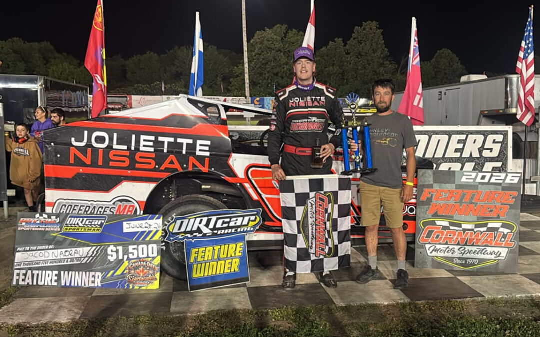 Jacob Nadeau Sweeps DIRTcar Sportsman Series North Region Swing With Cornwall Victory