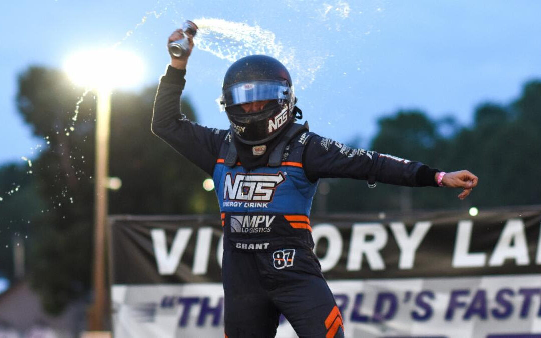Justin Grant Grabs Lincoln Park For First USAC Indiana Midget Week Win Since 2019