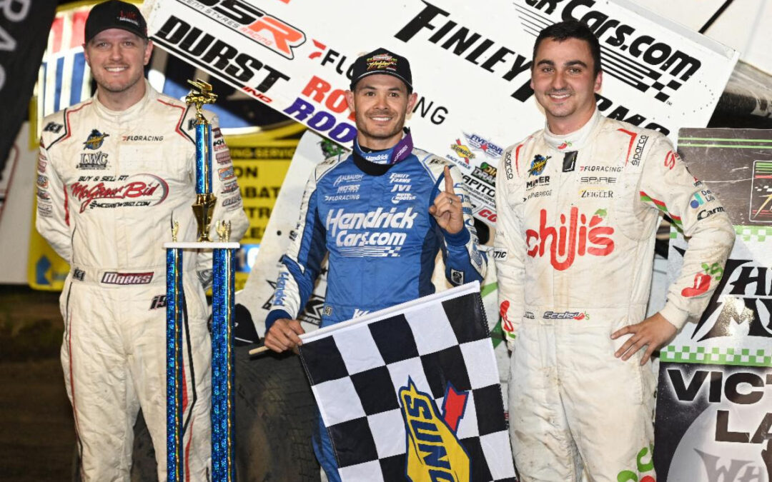 Kyle Larson Kicks Off Busy Sprint Car Week With Iowa Lottery Duel At Davenport Win