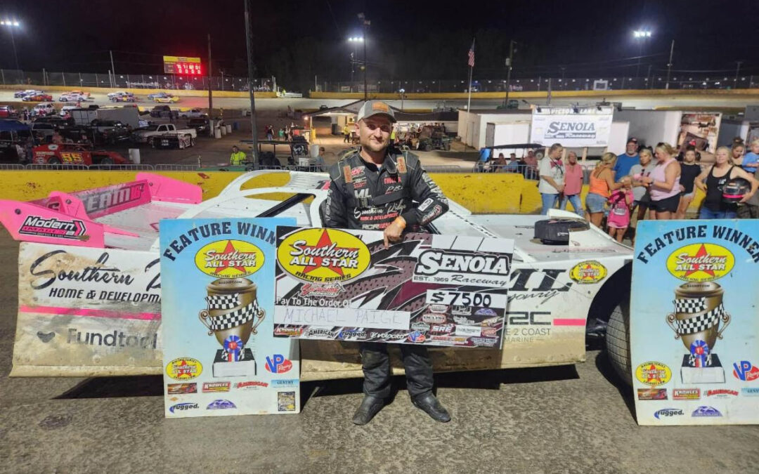 Michael Page Pockets $7,500 At Senoia Raceway For Ninth Career Southern All Stars Triumph