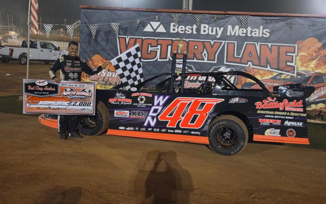 Booger Brooks Beats Red Clay 602 Late Model Series Foes For North Georgia Speedway Win