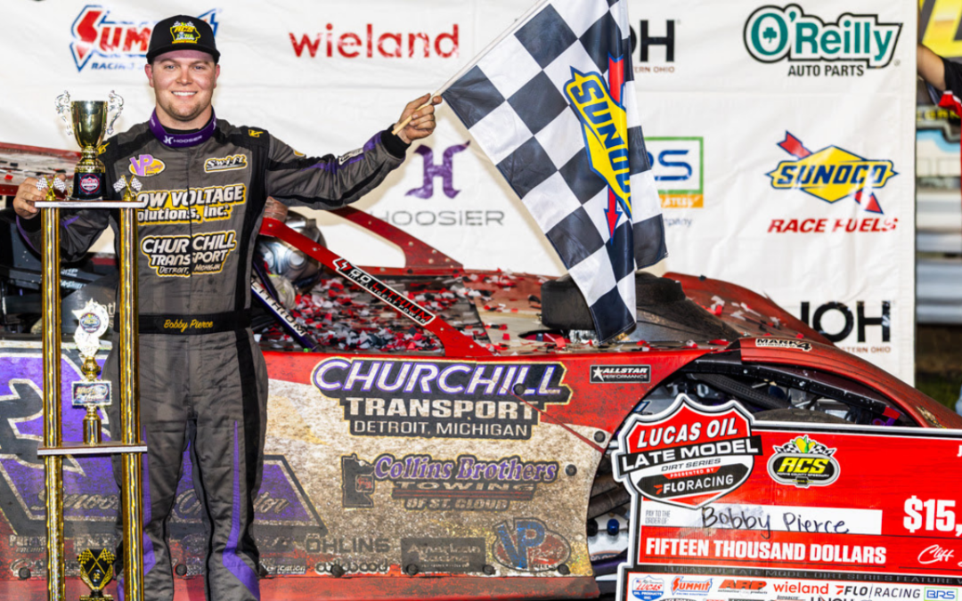 Bobby Pierce Wins Lucas Oil Late Model Dirt Series Adams County Debut