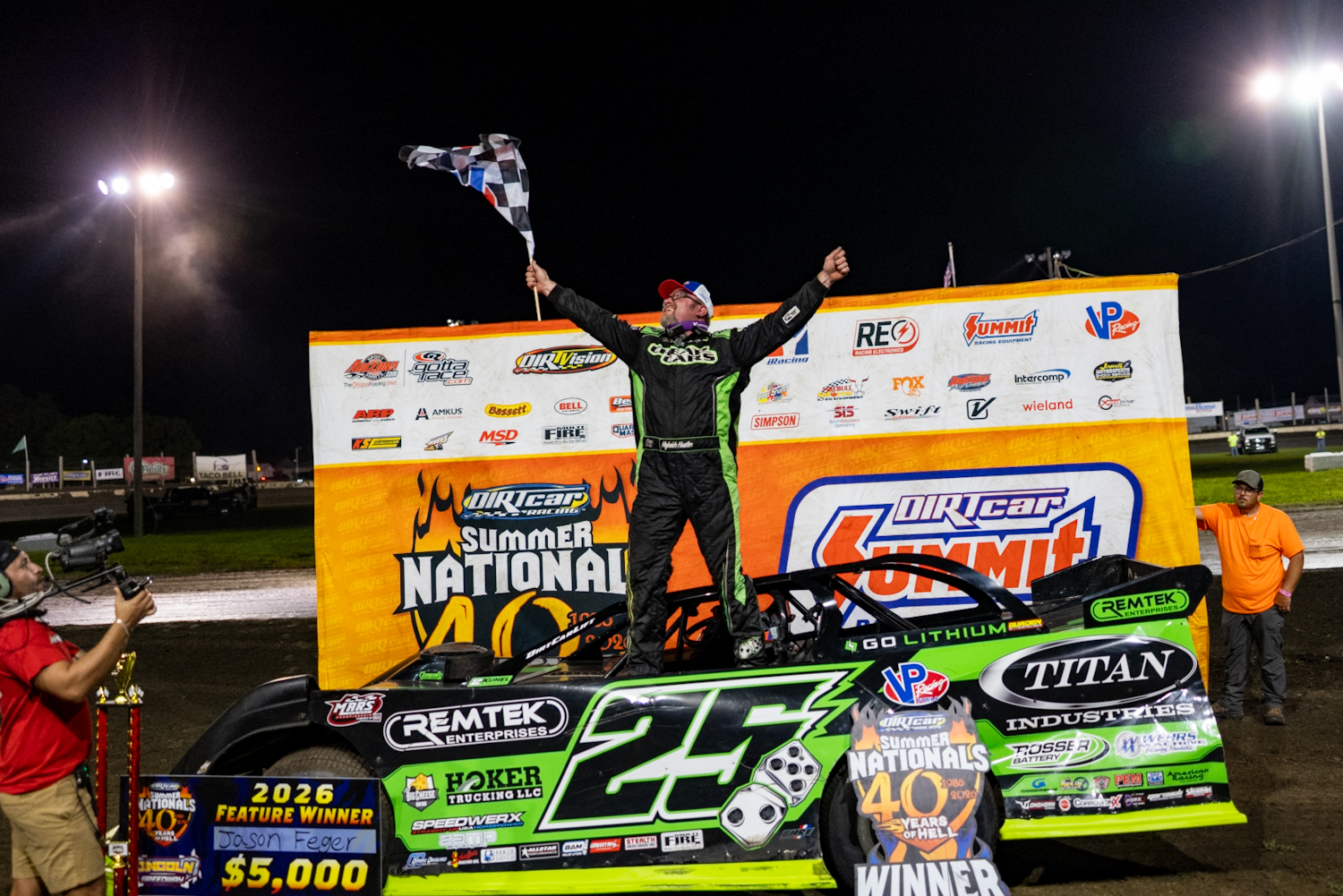 Jason Feger Earns Milestone Summer Nationals Win No. 40 At Lincoln