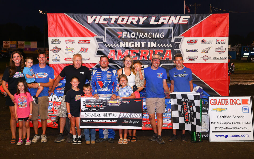 Brandon Sheppard Survives Scrape For FloRacing Night In America Lincoln Triumph