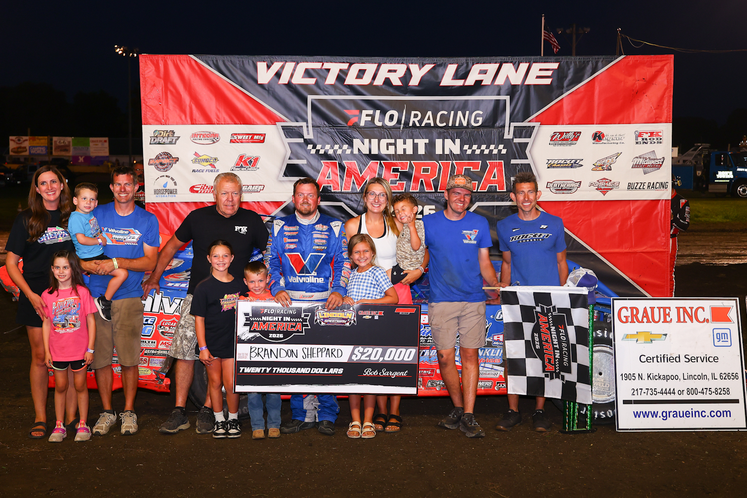Brandon Sheppard Survives Scrape For FloRacing Night In America Lincoln Triumph