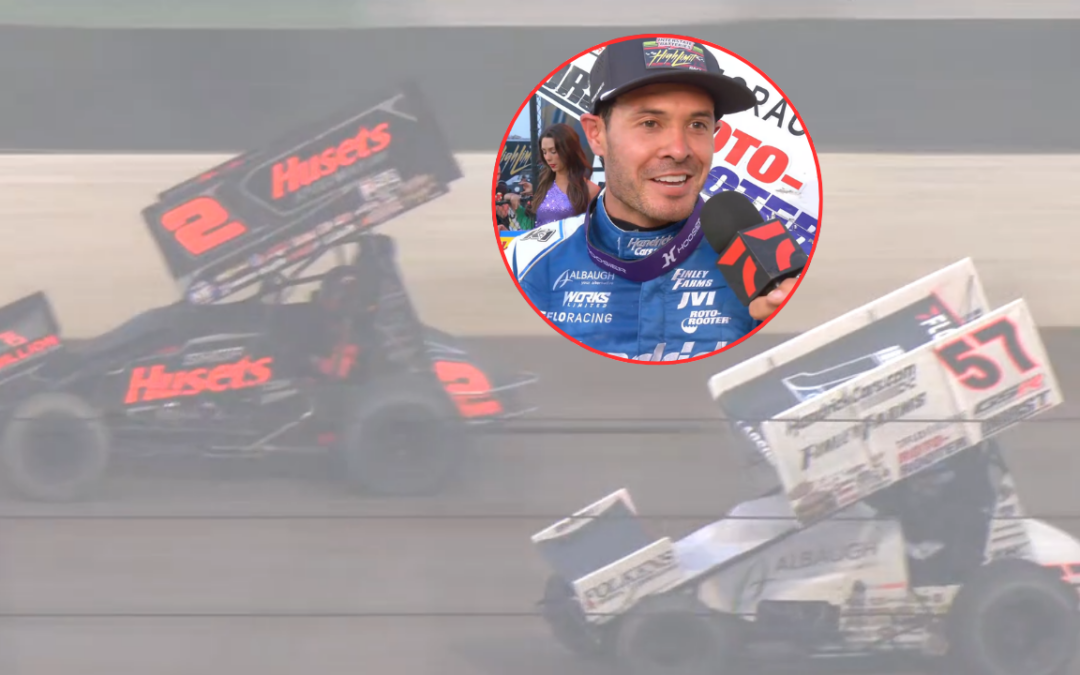 Kyle Larson Stokes Rivalry With David Gravel Following Joker’s Jackpot Victory: “I Had Fun Lapping David Gravel Tonight”