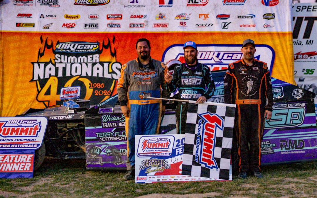 Dillon Nusbaum Outduels Zeke McKenzie For First Career Summit Modified Triumph At Crystal Motor Speedway