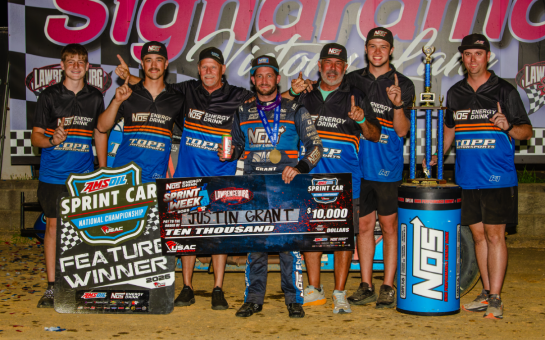 Rebound at the Burg! Justin Grant’s Late Charge Nets USAC Indiana Sprint Week Score