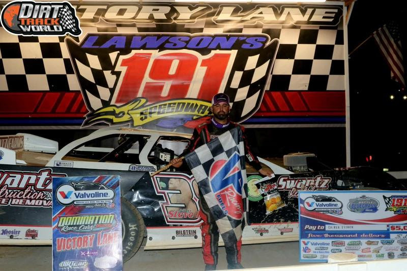 Derek Fisher Victorious In Valvoline American Late Model Iron-Man/Coltman Farms Racing BoB Firecracker 30 At 191 Speedway