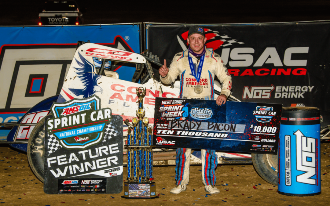 Brady Bacon Rounds Up Circle City, Wins USAC Indiana Sprint Week Round #5