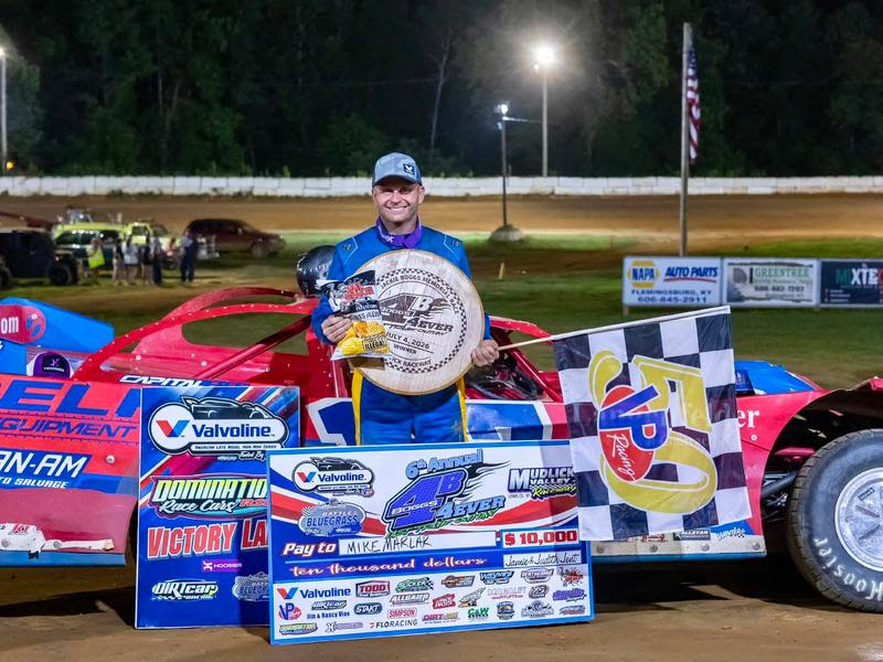 Mike Marlar Grabs 4B4EVER 40 Payday With Valvoline American Late Model Iron-Man/Coltman Farms Racing BoB At Mudlick Valley