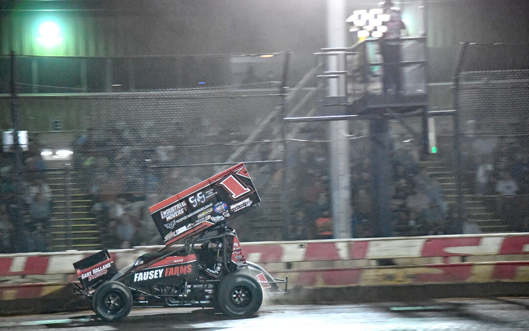 Nate Dussel Etches Name In All Star Win List At Sharon Speedway
