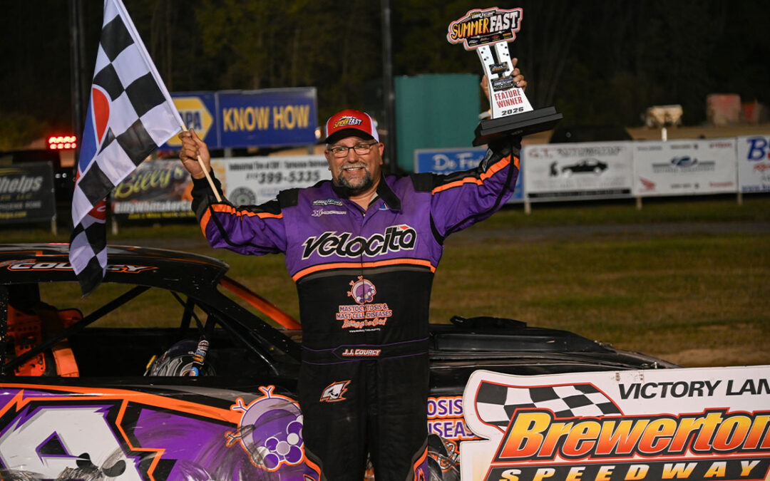 JJ Courcy Scores DIRTcar Pro Stock Series Win At Brewerton