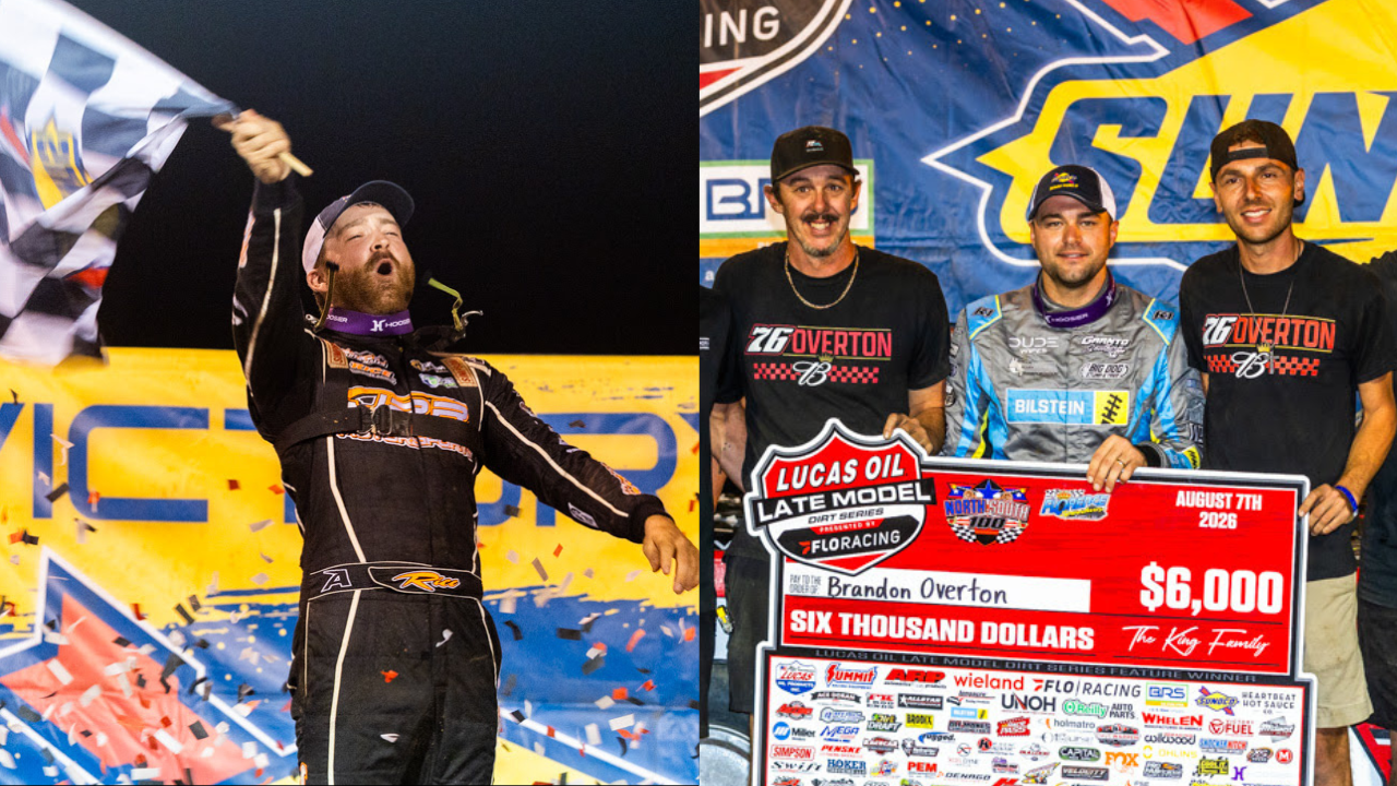 Brandon Overton and Josh Rice Score Dramatic Last-Lap Wins Friday Night At Florence