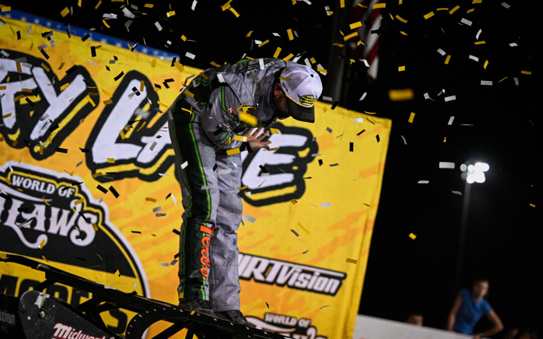 Tyler Erb Wins Inaugural World of Outlaws Corn Belt Showdown At Southern Iowa