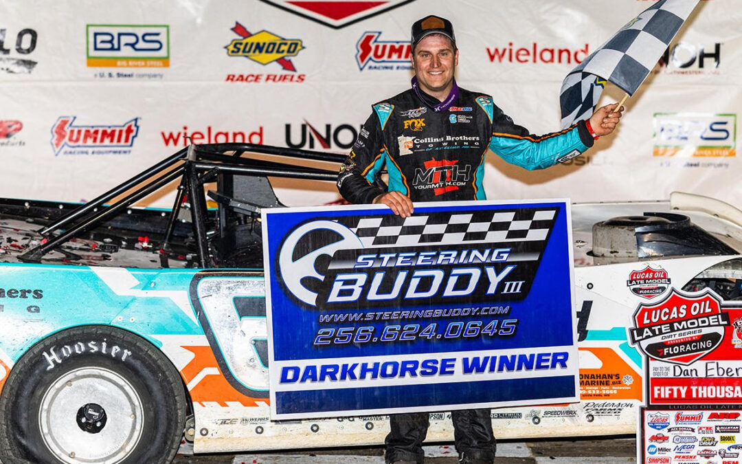 Dan Ebert Earns Steering Buddy Darkhorse Bonus With Topless 100 Triumph