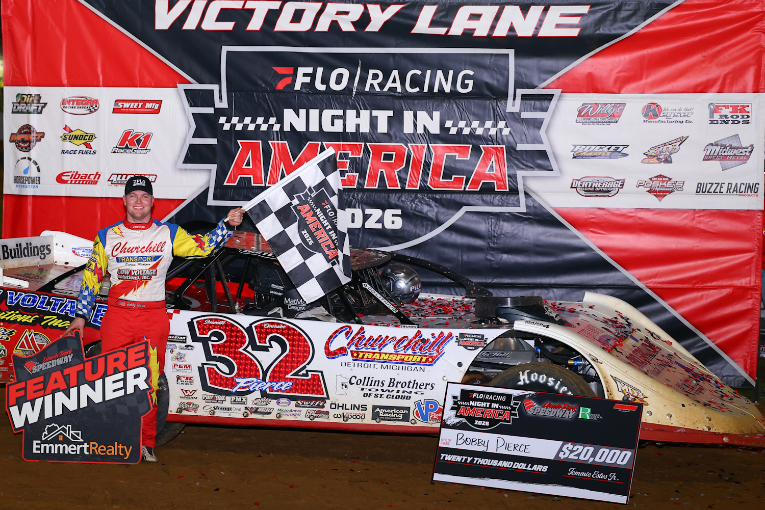Bobby Pierce Tops Lincoln Park FloRacing Night In America Debut