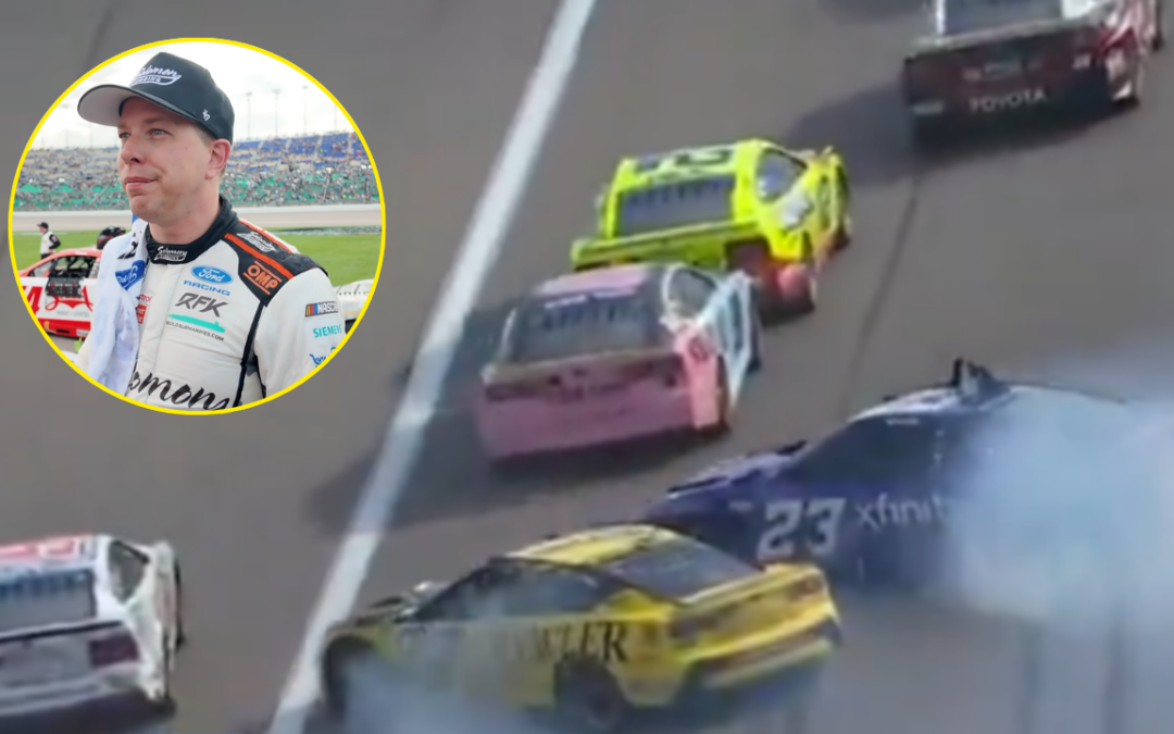 Brad Keselowski On Carson Hocevar’s Wreck At Kansas: “Makes For A Damn Good Story”