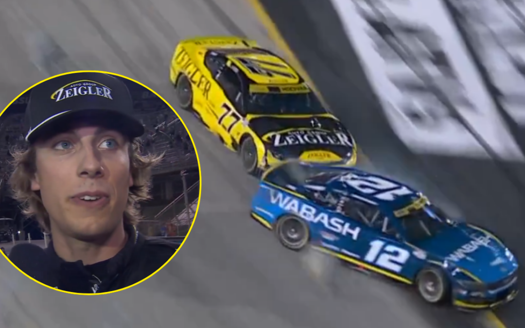 Carson Hocevar Explains Wreck and Fight With Ryan Blaney At Bristol