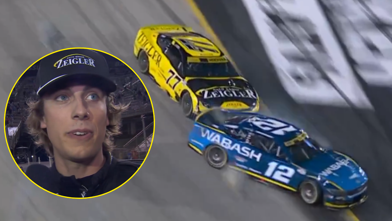 Carson Hocevar Explains Wreck and Fight With Ryan Blaney At Bristol