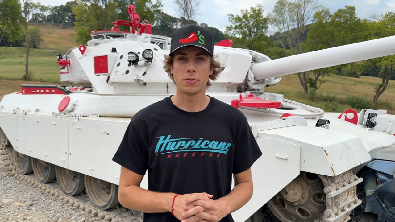 Carson Hocevar Purchases A Tank And Promptly Sends A Message To His NASCAR Competitors