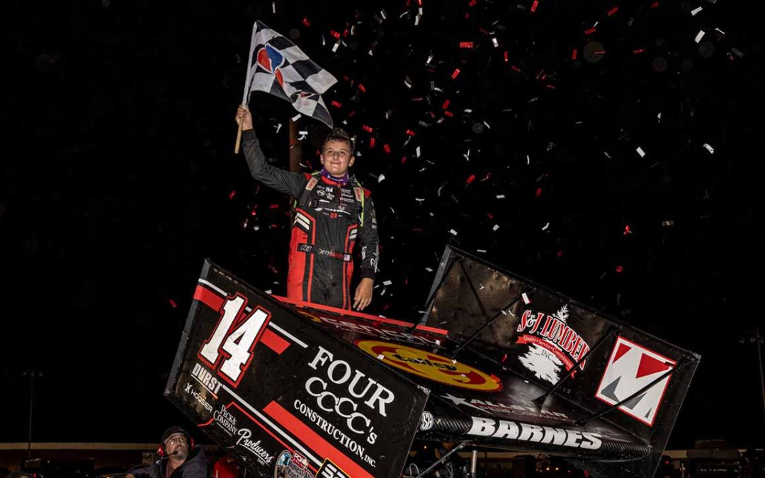 Jett Barnes Conquers Moberly For Second Career American Sprint Car Series National Tour Victory