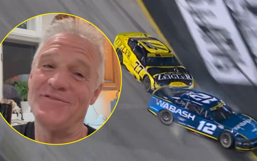 Kenny Wallace Has One Major Question After Ryan Blaney And Carson Hocevar Fight