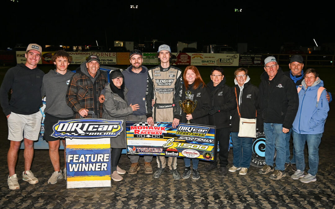 Tristan Ladouceur Wins 12th Straight Feature At Mohawk, Earns Back-To-Back DIRTcar Sportsman Series Wins