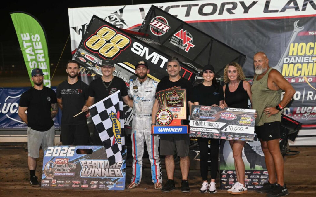 Tanner Thorson Finally Scores First High Limit Win At Lucas Oil Speedway