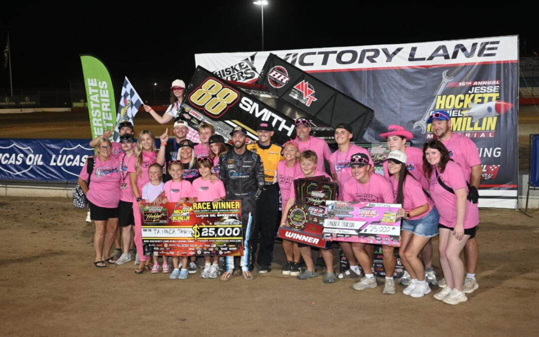 Tanner Thorson Takes $25,000 From Jesse Hockett/Daniel McMillin Memorial At Lucas Oil Speedway