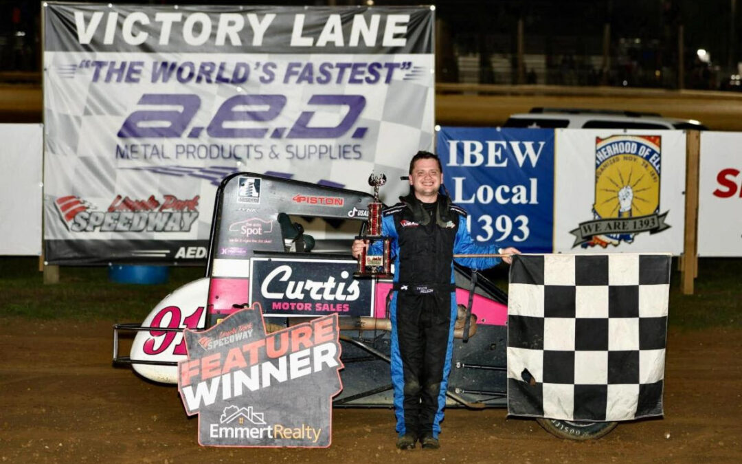 Tyler Nelson Rises To USAC Midwest Thunder Midget Point Lead With Lincoln Park Win